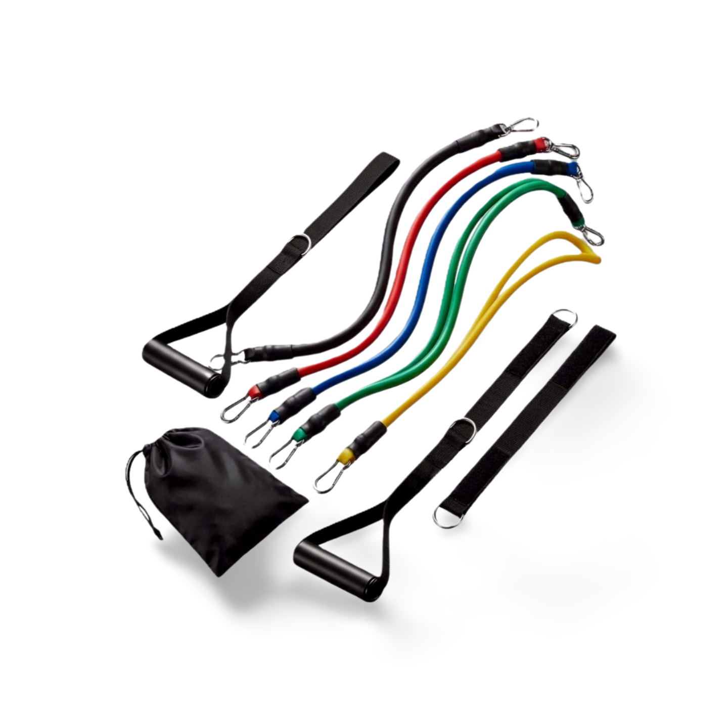 POWER FLEX SYSTEM - Kit de Treino com Elásticos 11 em 1